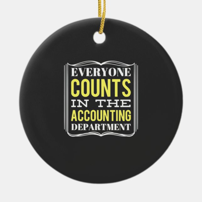 In der Abteilung Rechnungswesen Keramik Ornament (Vorne)