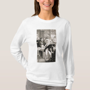 In der Bank c.1800 (Stich) T-Shirt