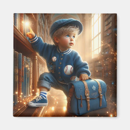 In der Bibliothek - Blue Magnet