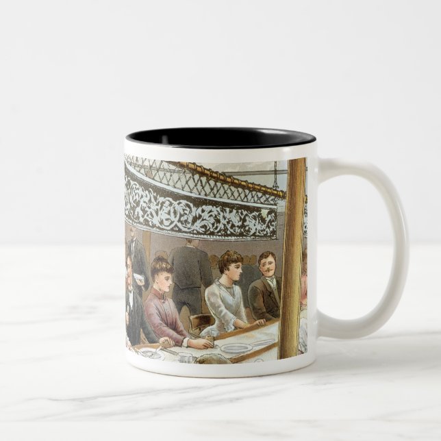 In der Bucht Abendessen-Zeit - ein Zweifarbige Tasse (Rechts)