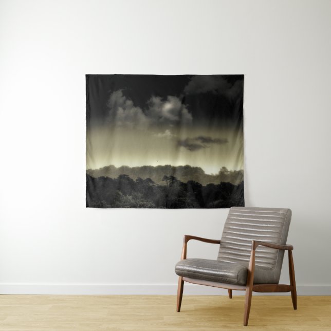 In der Cloud aufbewahrt. Wandteppich (Beispiel (Horizontal))