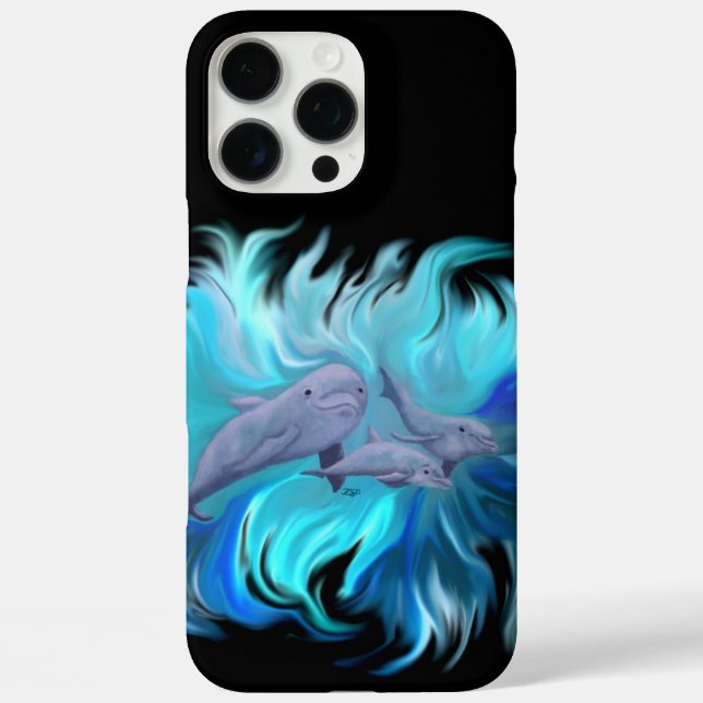 In der Dolphin-Schule iPhone 16 Pro Max Hülle (Rückseite)
