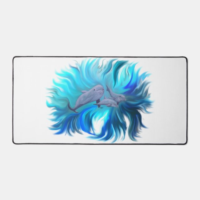 In der Dolphin-Schule Schreibtischunterlage (Vorderseite)