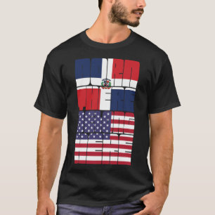 In der Dominikanischen Republik geboren, zu Amerik T-Shirt