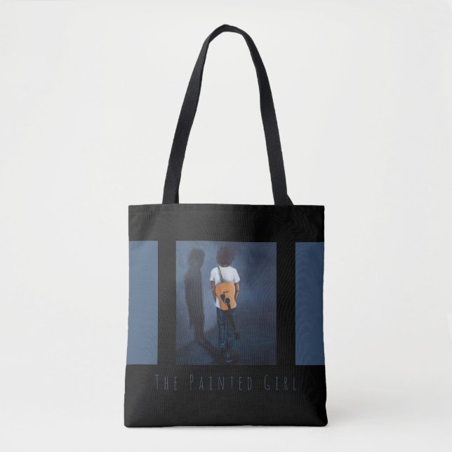 "In der Dunkelheit der blauen und schwarzen Tasche (Vorderseite)