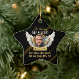 In der Erinnerung waren Ihre Wünsche bereit Foto Keramik Ornament