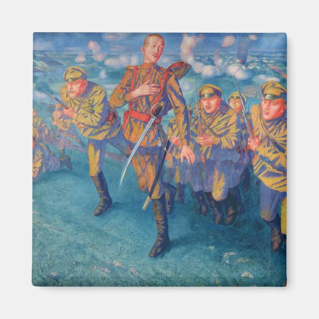 In der Firing Line, 1916 Magnet (Vorne)