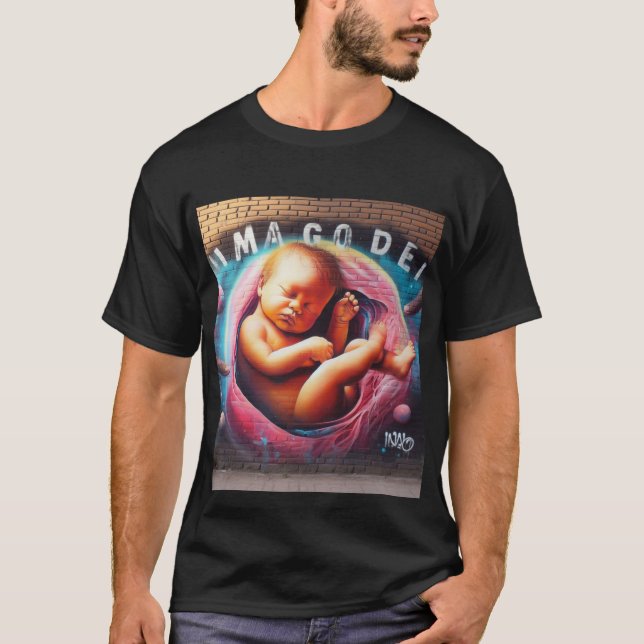 In der Frau, Imago Dei, Bild Gottes, Graffiti T-Shirt (Vorderseite)