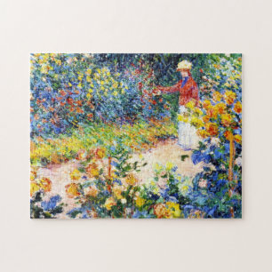 In der Garten-Claude Monet-Frauenmalerei