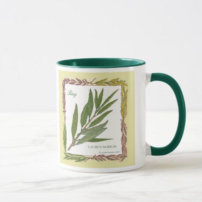 In der Garten ~ Lorbeerblatt-Tasse Tasse (Rechts)