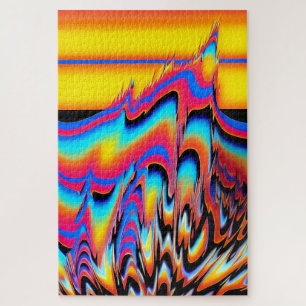 In der gepannten Flash der synthetischen Formen - 