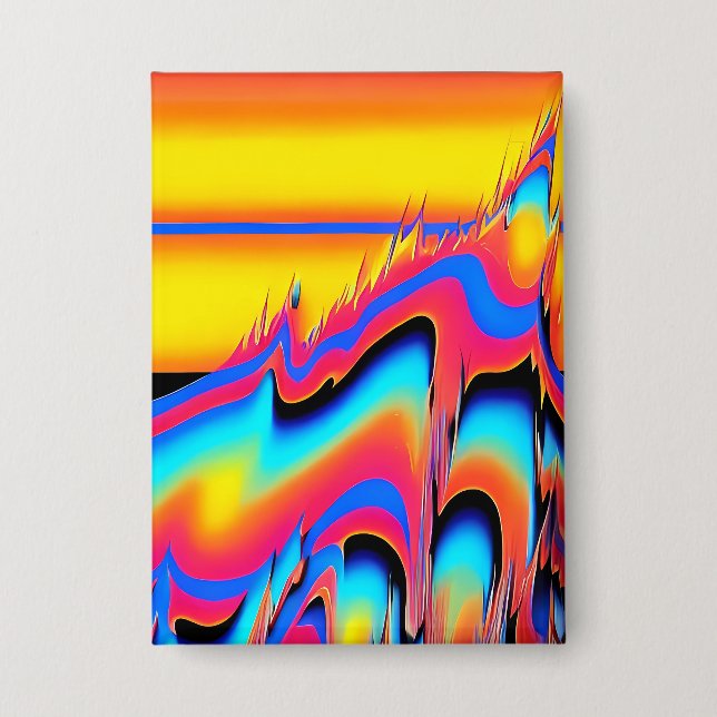 In der gepannten Flash der synthetischen Formen -  Button (Vorderseite)