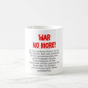 In der Geschichte gibt es kein Kriegszeugnis - ein Kaffeetasse