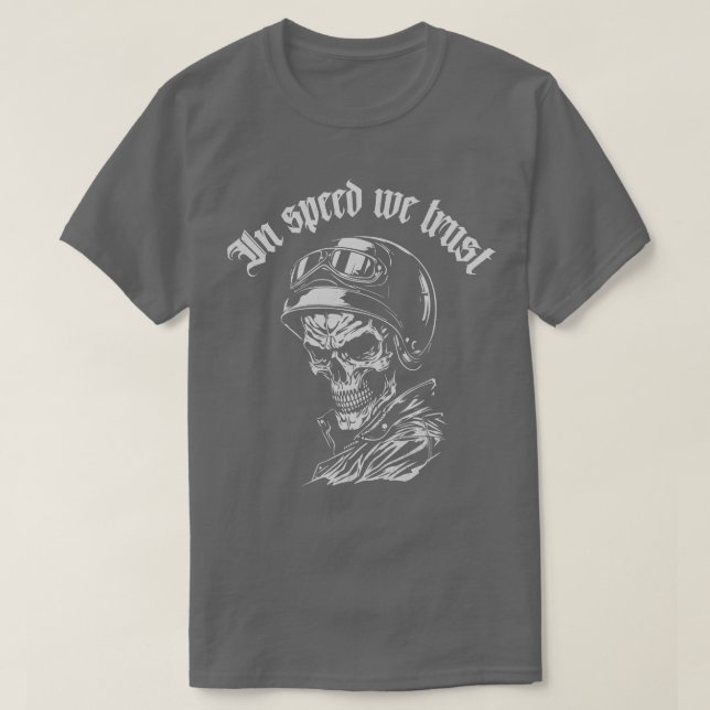 IN DER GESCHWINDIGKEIT VERTRAUEN WIR 1 T-Shirt (Design vorne)