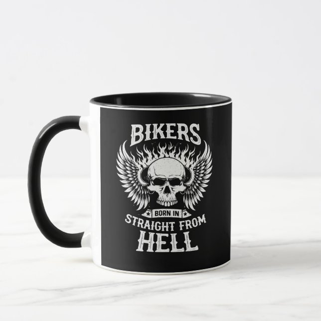 In der Hölle geborene Biker, Tasse (Links)