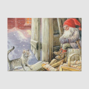 „In der Holzhütte“ von Jenny Nystrom Seidenpapier