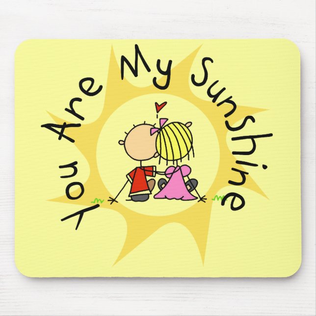 In der Liebe bist du mein Sonnenschein Mousepad (Vorne)