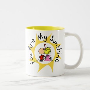 In der Liebe bist du mein Sonnenschein Zweifarbige Tasse