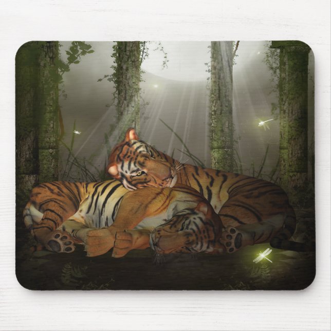 In der Liebe chinesisches Jahr des Tigers Mousepad (Vorne)
