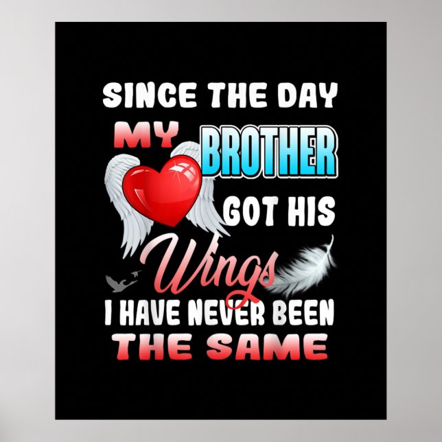 In der Liebe Erinnerung an meinen Bruder - für Bru Poster (Vorne)