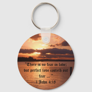 "In der Liebe gibt es keine Angst" Keyring Schlüsselanhänger