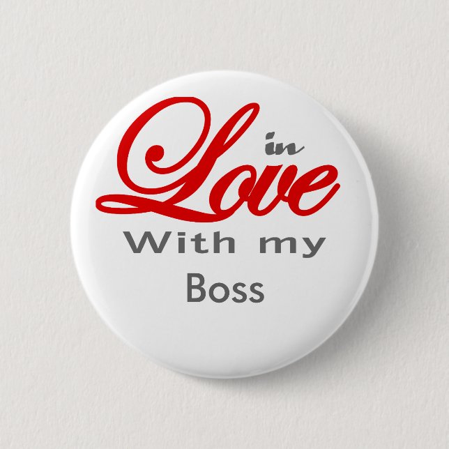 In der Liebe mit meinem Chef Button (Vorderseite)