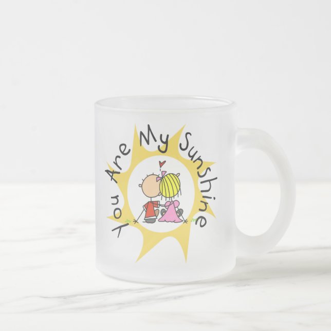 In der Liebe sind Sie mein Sonnenschein Mattglastasse (Rechts)