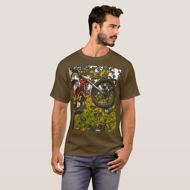 In der Luft - Dirt Bike Race T-Shirt (Vorne ganz)