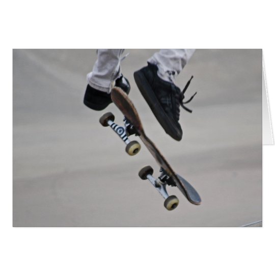 In der Luft Skateboard Karte