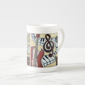 In der Melodien-Knochen-China-Tasse Prozellantasse