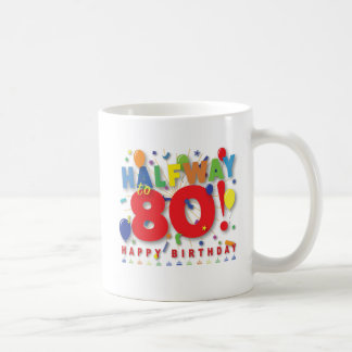 In der Mitte bis 80! Kaffeetasse
