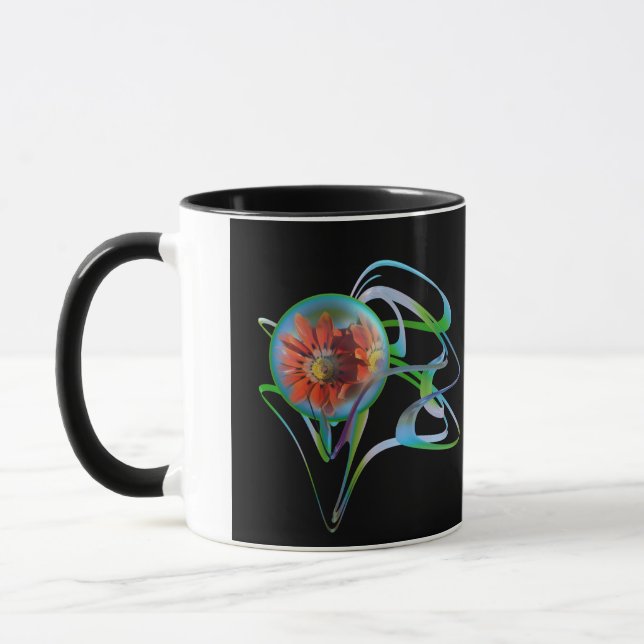 In der Mitte stecken Tasse (Links)