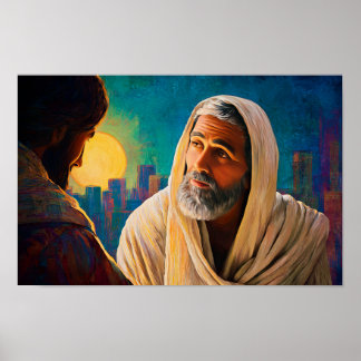 In der Nacht mit Christus: Heiliger Nicodemus Poster