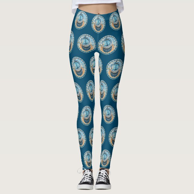 In der Nähe befindet sich die Astronomische Uhr vo Leggings (Vorderseite)