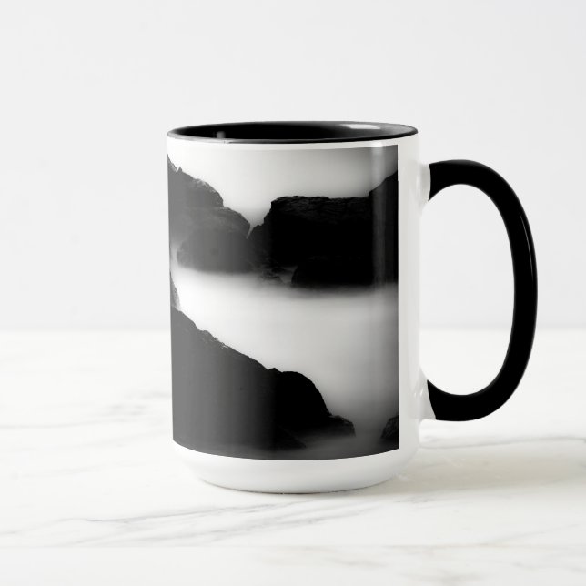 In der NebelKaffeetasse Oregon-Küste Brookings Tasse (Rechts)