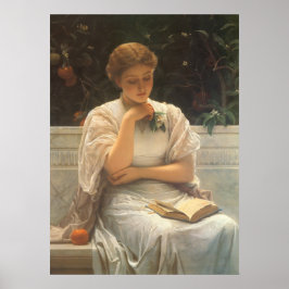 In der Orangerie von Charles Edward Perugini Poster