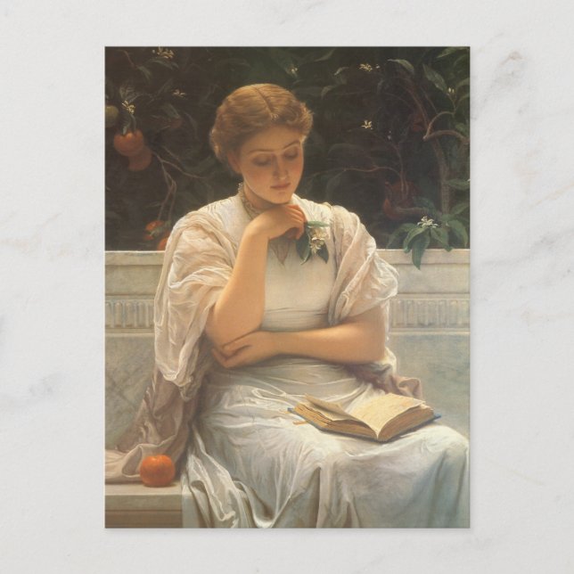 In der Orangerie von Charles Edward Perugini Postkarte (Vorderseite)