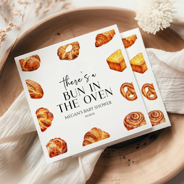 In der Ovenbrotdusche ist ein Bun. Serviette (Von Creator hochgeladen)