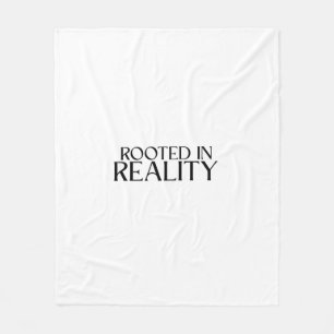In der Realität verwurzelte minimalistische Schrei Fleecedecke