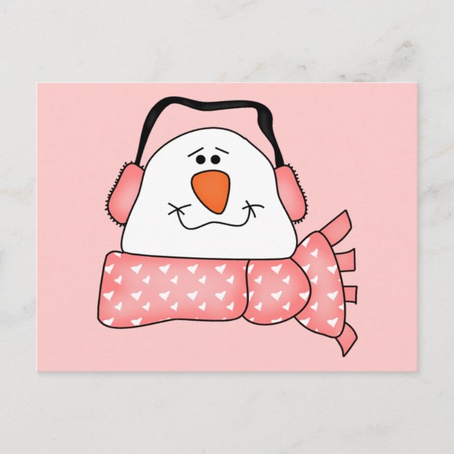 In der rosa Postkarte (Vorderseite)