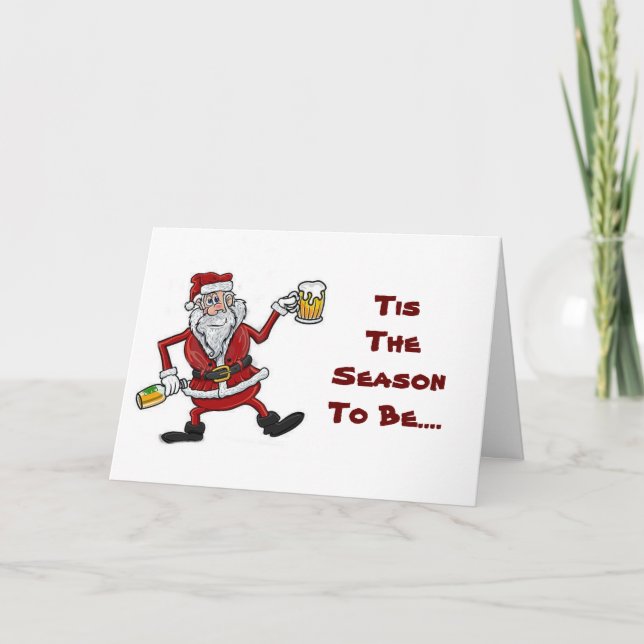 IN DER SAISON: **PARTY & CELEBRATE** CHRISTMAS KARTE (Vorderseite)