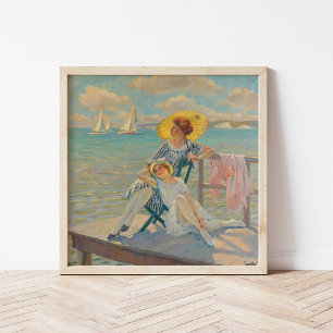 In der Sonne Edward Cucuel Poster