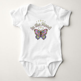 In der Stimmung der Schmetterlingsstars Baby Strampler