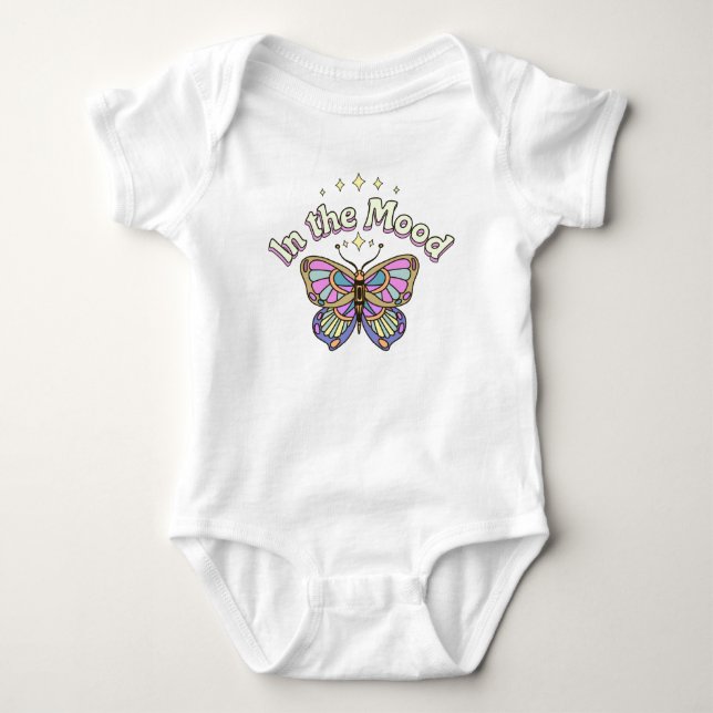 In der Stimmung der Schmetterlingsstars Baby Strampler (Vorderseite)