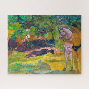 In der Vanilla Grove, Mensch und Pferd Gauguin