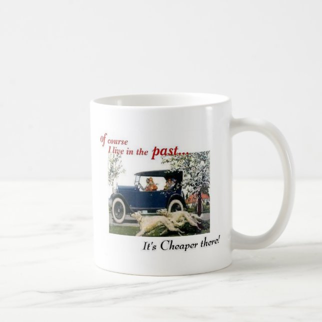 in der Vergangenheit leben 1924 1925 Kaffeetasse (Rechts)