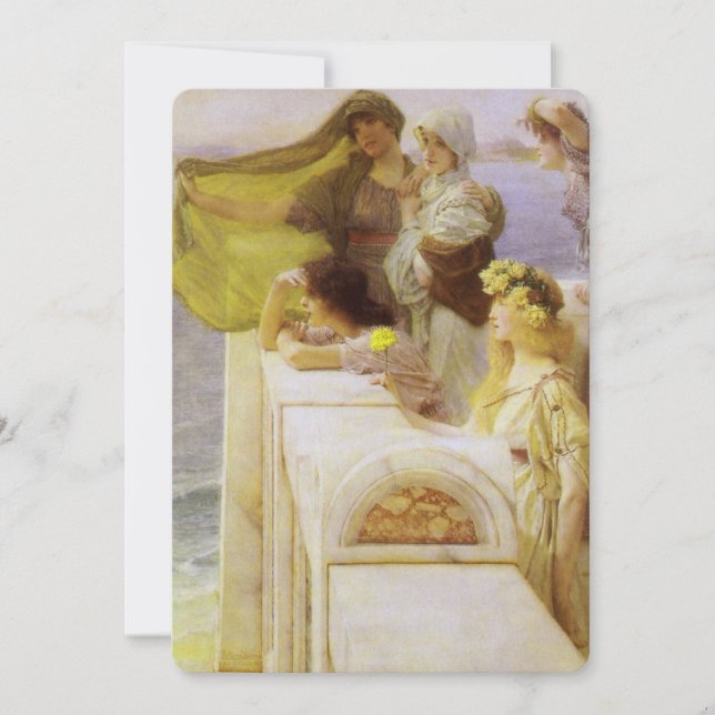 In der Wiege von Aphrodite von Sir Lawrence Alma T (Vorderseite)