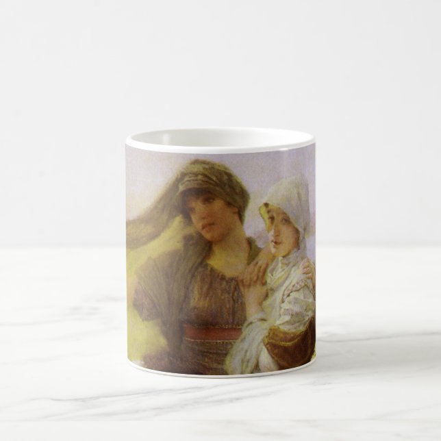 In der Wiege von Aphrodite von Sir Lawrence Alma T Kaffeetasse (Mittel)
