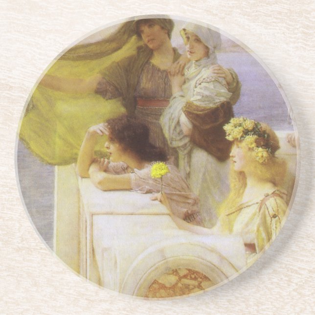 In der Wiege von Aphrodite von Sir Lawrence Alma T Untersetzer (Vorne)
