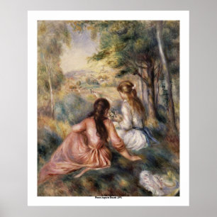 In der Wiese durch Pierre-Auguste Renoir Poster